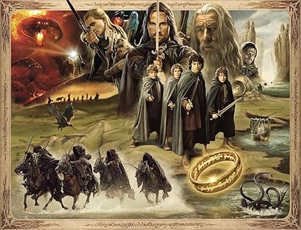 169276 2000 Parçalı Puzzle LOTR Yüzük Kardeşliği, Renkli - Görsel 2