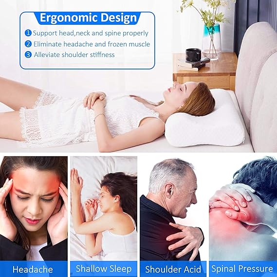 Planet Visco Yastık Destekli Ortopedik Yastık Visco Boyun Yastığı - Görsel 2