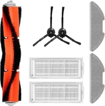 Siyah Mi Vacuum Mop 2 Pro ve Mi Vacuum Mop Lite (MJSTL-MJST1SHW Model Uyumlu) Hepa Filtre Fırça,Mop Paspas Yedek Aksesuar Seti-Model No Kontrol Ediniz