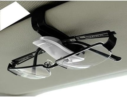 İçi Güneşlik Gözlük Tutucu Klips | Mandallı Gözlük Askısı | Oto Güneşliğe Takılan Gözlük Aparatı