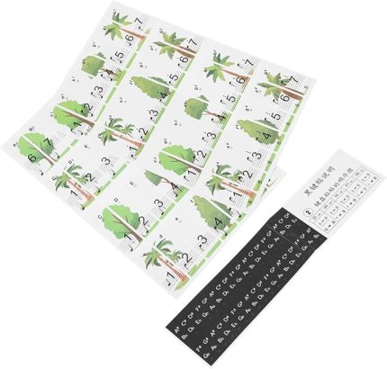 Pratik Piyano Klavyesi Çıkartması - Piyano Başlangıç ​​seviyesi İçin 88 Tuşlu Çıkartmalar - Yüksek Kaliteli Piyano Tuşu Çıkartmaları