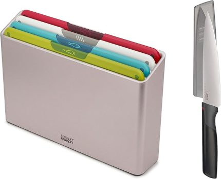 Joseph Folio Icon Kesme Tahtası Seti Şef Bıçaklı Çok Renkli