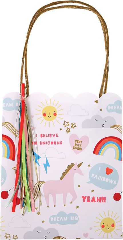 Meri I Believe In Unicorns Party Bags Unicorn Parti Çantaları