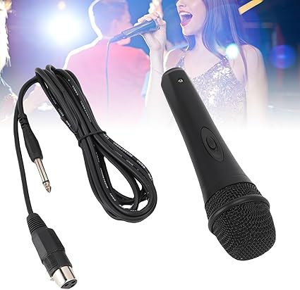Dinamik Vokal Mikrofon, Hoparlör Için Karaoke Mikrofonu, gürültü Iptali Ile Kablolu el Mikrofonu, şarkı Söyleme, Düğün, Dj, Parti, şarkı Söyleme, Partiler, Açık Hava Etkinlikleri - Görsel 3