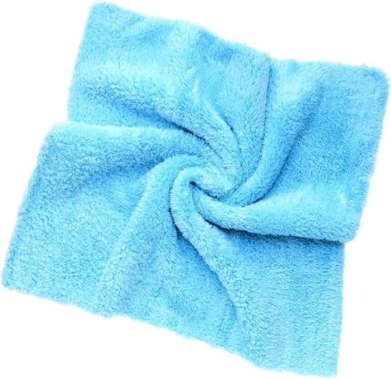 (1 Adet) 3412 Mikrofiber Peluş Oto Kurulama Temizlik Pasta Cila Toz ve Cam Bezi 40x40 cm.