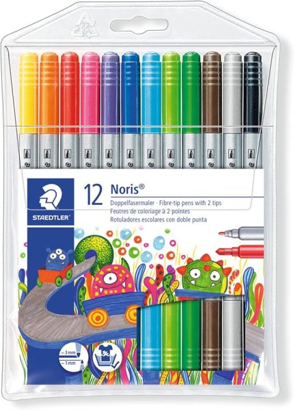 320 Nwp12 Noris Clup Çift Uçlu Keçeli Kalem 3.0 1.0 mm 12'li