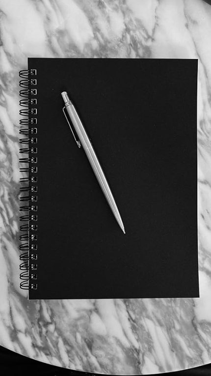 Tanıtım Spiralli Defter, Siyah Kapaklı, A5 Boyutunda (15x21 cm), 100 Yaprak (Kareli)