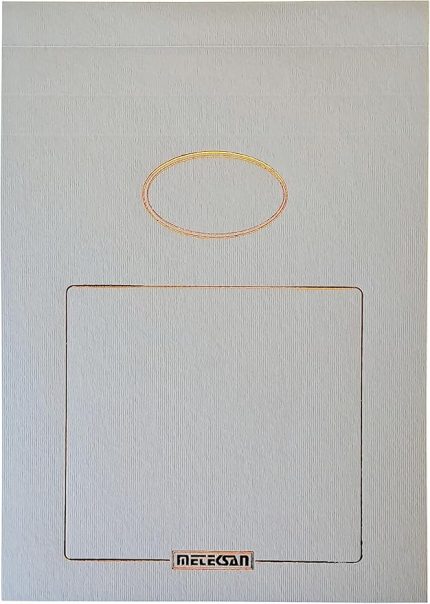 Prestij 17x24 cm Dokulu Karton Kapaklı Bloknot, 150 Yaprak, Düz, Gri