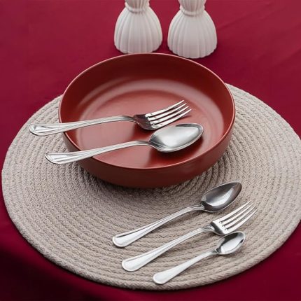 Etna Lizbon 60 Parça 12 Kişilik Çatal Kaşık Seti - Paslanmaz Çelik Çatal Kaşık Seti