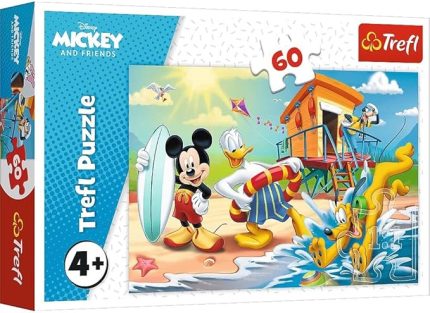 17359 Mickey ve Arkadaşları için İlginç Bir Gün Disney Mickey Mouse ve Arkadaşları 4 Yaş ve Üzeri Çocuklar İçin 60 Parça Yapboz
