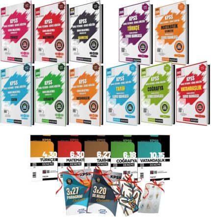 Akademi Yayıncılık 2026 Önlisans KPSS GYGK Pegem 11li Konu Anlatım ve Soru Bankası Seti Ve 5li Branş Deneme 4 HEDİYE