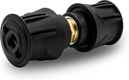 tabanca ve basınçlı yıkama için yüksek basınçlı hızlı montaj, hortum bağlantı adaptörü sadece Kärcher hortumu için, M22 14mm dişi diş, 2 paket