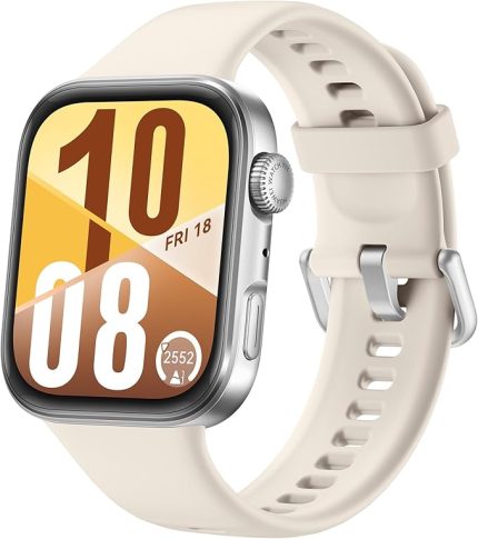 WATCH FIT 4 Akıllı Saat,100+ Spor Modu,Ultra İnce Tasarım,Spor ve Sağlık Takibi,10 Güne Kadar Pil Ömrü, iOS ve Android Uyumlu, Alüminyum Kasa,1.82” AMOLED Ekran, GPS Destekli Koşu Saati,Beyaz