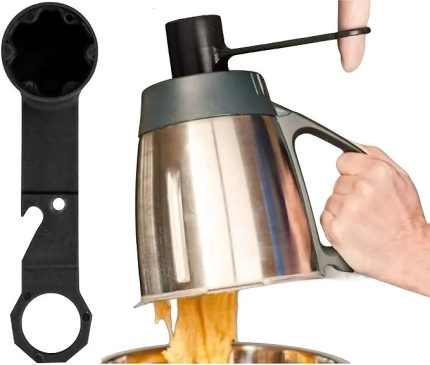 badil Thermomix hamur sökücü, ağır, yapışkan makarnayı bu sökme anahtarı ile Thermomix karıştırma kabından kolayca çıkarın