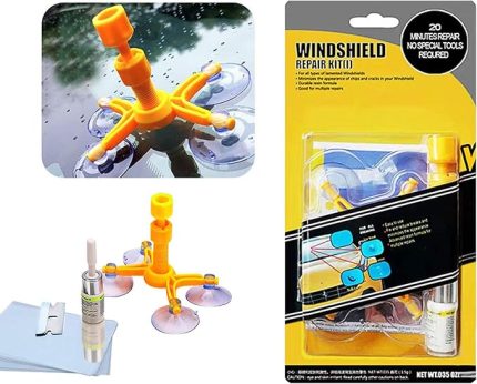 ön camı tamir kiti - oto camı ön cam çatlak çip çizik düzeltmek için ön cam tamir reçinesi ile ön cam çip tamir kiti