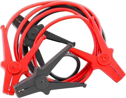 Amper Akü Takviye Kablosu 2.2 Metre 16mm² Kalınlık 6V/12/24V Araç Araba Oto Akümülatör Sarj Şarj