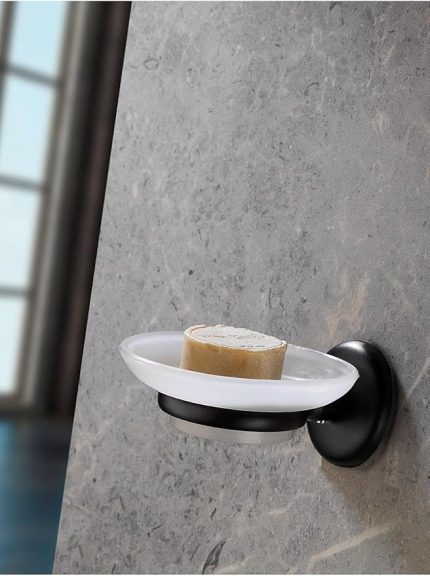 Hazneli Katı Sabunluk Siyah S-105