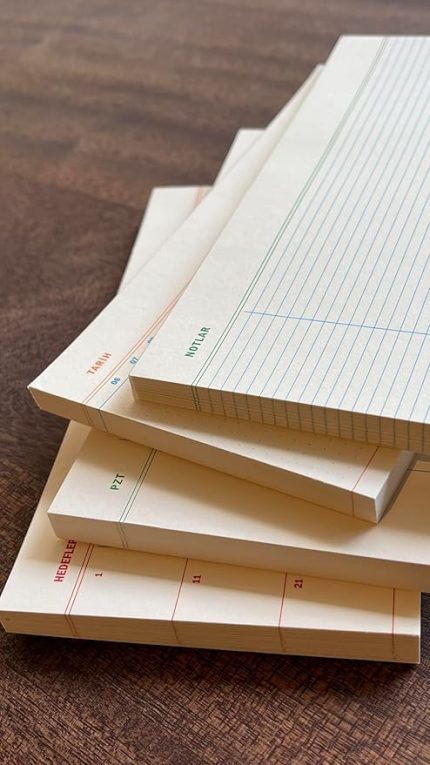 Tanıtım 4'lü Masaüstü Tarihsiz Planlayıcı Set (Hedefler, Haftalık Planlayıcı, Noktalı ve Çizgili Notepad)