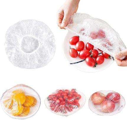 Lastikli Yiyecek Koruma Kılıfı – 20 cm | Esnek Bone Tasarım | Gıda Saklama, Koku ve Hava Temasına Karşı Koruma | Pratik ve Hijyenik Gıda Kapağı