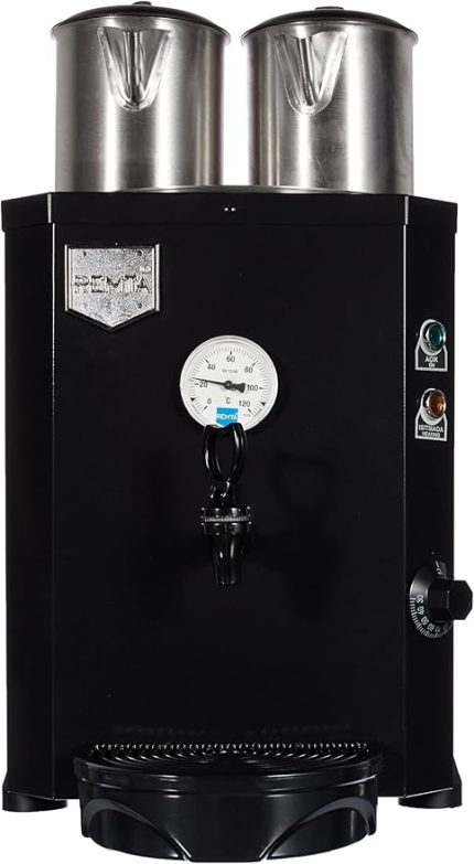 DE12 2 Demlikli Jumbo Çay Makinesi, 13 L, Paslanmaz Çelik, 1750 W