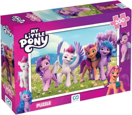 Games My Little Pony Lisanslı 200 Parça 33x48cm Çocuk Puzzle Yapboz Serisi