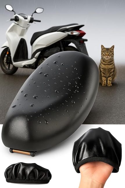 Caro (1064) Honda Pcx Su Tutmaz Sele Kılıfı Pcx125 Sele Kılıfı Pcx150 Sele Örtüsü Scooter Sele Örtüsü ile uyumlu