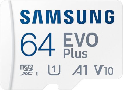 Evo Plus 64GB SDXC U1 Sınıf 10 A1 160MB/s Micro SD Bellek Kartı Adaptörlü 2021 Sürümü (MB-MC64KA/EU)