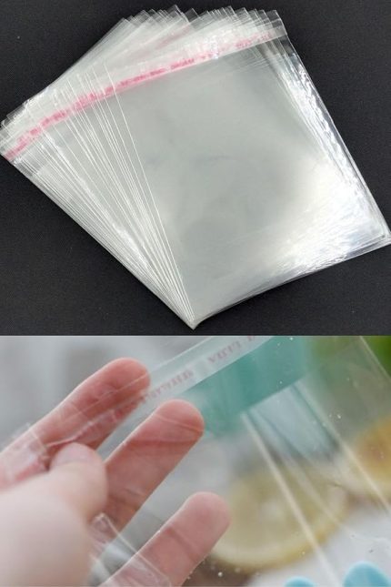 Bantlı Jelatin Poşet, Çeyiz Poşeti 20 * 30 Cm 50 Adet