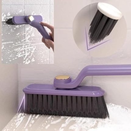 Döner Başlıklı Temizlik Fırçası - Entegre Cımbızlı, Çok Amaçlı Temizlik Aracı, Sert ve Hassas Yüzeyler İçin Uygun