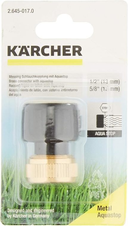 Pirinç Hortum Bağlantı Aparatı (1/2'' Ve 5/8'') Aqua Stop