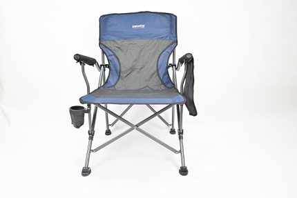 Lüks Kamp Sandalyesi MAVİ-GRİ