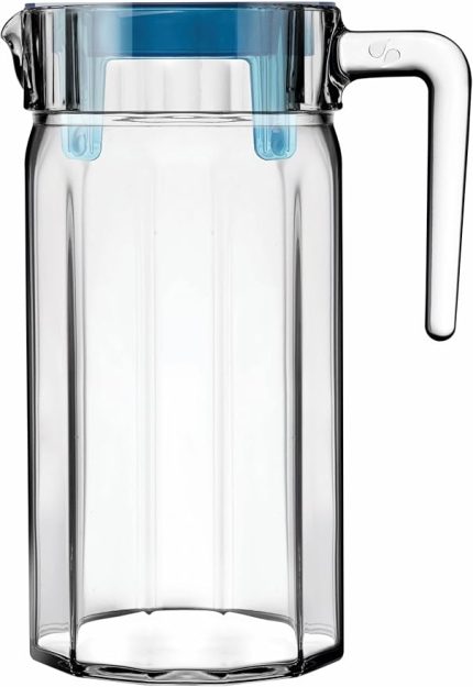 KOSEM SÜRAHİ 1400 CC A DAMLA LOGO KAPAK AKRILIK TURKUAZ KAPAK AKRILIK TURKUAZ KAPAK AKRILIK