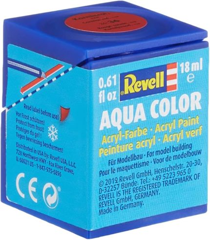 - Su Bazlı Maket Boyası Karmen Kırmızısı Mat 18 Ml (36136)