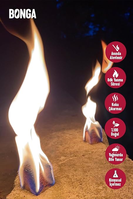 Soba, Şömine, Mangal Tutuşturucu 35 Adet 500 gr - Jel Ve Çıra Alternatifi Doğal Odun Yünü Press - Görsel 2