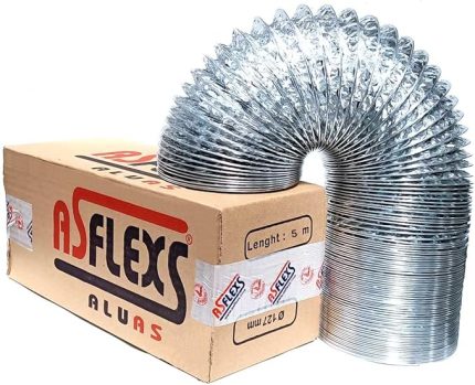 Alüminyum Aspiratör ve Davlumbaz Borusu (BÜTÜN UZUNLUKLAR) (5 mt)