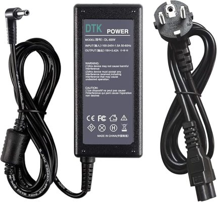 Şarj cihazı 19V 3,42A 65W Notebook Laptop Şarj kablosu AC Toshiba Lenovo Medion fiş için: 【5,5 x 2,5mm】 Taşınabilir bilgisayar için şarj cihazı güç kaynağı pil güç kaynağı