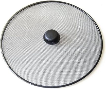 Home 29 cm Yağ Sıçratmaz Tel Kapak – Üstten Tutmalı Metal Kızartma Kapağı, Tava Üstü Sıçrama Önleyici, Sıçratmaz Koruyucu Kapak