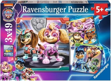 3x49 Parça Puz Paw Patrol