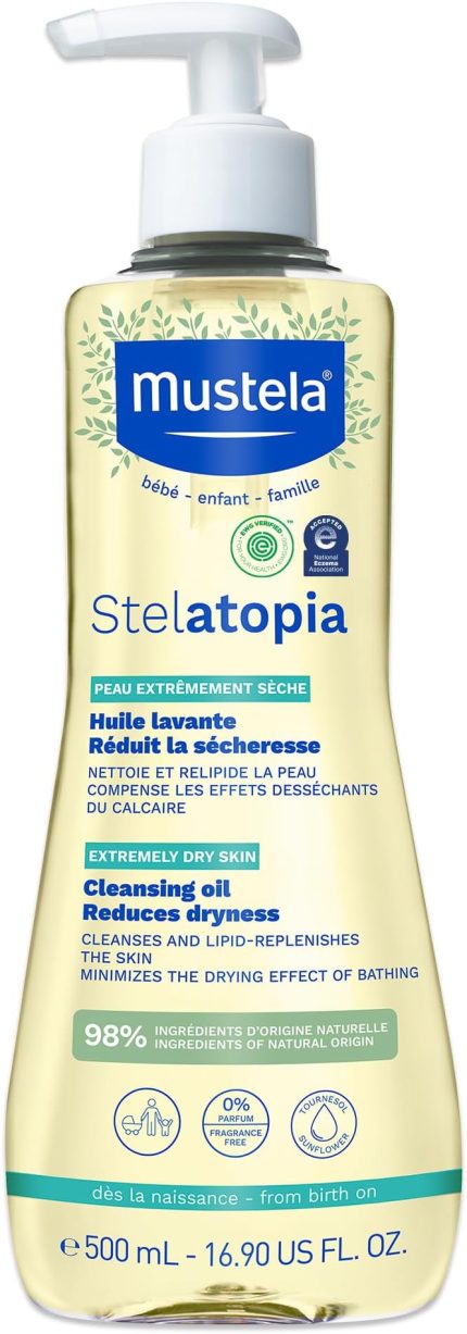 Mustela Stelatopia Temizleme Yağı 500ml 1 Paket (1 x 1 Adet)