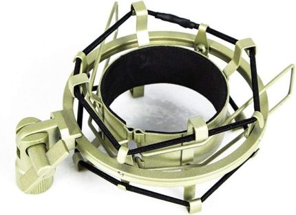 90 Yüksek Yalıtımlı Mikrofon Shockmount Gümüş