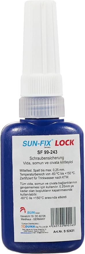 S 52431 Civata Sabitleyiçi, 10 Ml