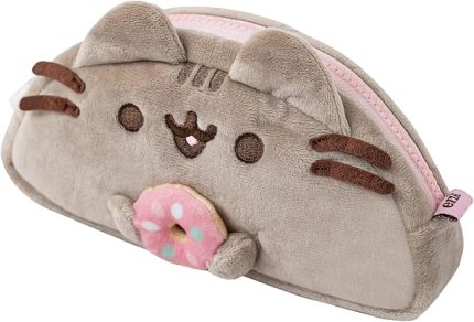Erik Pusheen Peluş Kalem Kutusu | Çocuk ve Büyük Boy | 20 x 5 x 9 cm | Kozmetik Çantası | Pusheen Hediyeleri