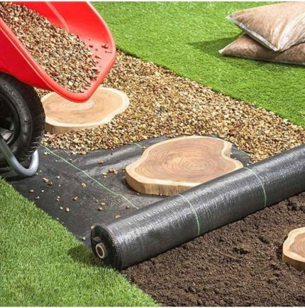 Örtüsü 1,5x15 M Jüt Yer Örtüsü Bitki Taban Örtüsü Taş Toprak Altı Örtüsü Siyah Malç Örtüsü