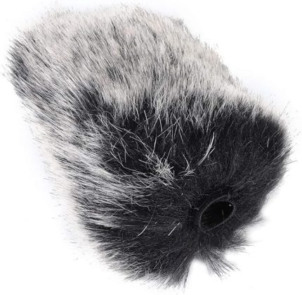 Açık Havada Kayıt Için Yüksek Kaliteli Mikrofon Ön Camı - Rüzgar Filtreleme Ve Ses Koruması [Siyah + Beyaz, S/M/L Boyutlar] (M)