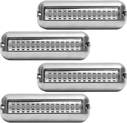 4 Parça Serisi 42 LED Tekne Drenaj Işık Tekne Işık Sualtı Duba Deniz Işığı