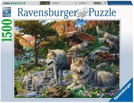 165988 Kurtlar Yetişkin Puzzle, 1500 Parça