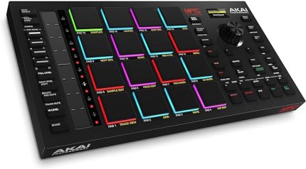 Professional MPC Studio - USB MIDI Controller ve Bateri Makinesi, MPC Pedleri, Beat Yapımcısı LCD Ekranı, Atanabilir Dokunmatik Şerit, 16 Hıza Duyarlı RGB Pedi, MPC Yazılımı Dahil