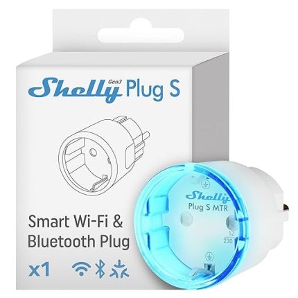 Plug S MTR Gen3 beyaz, Matter sertifikalı akıllı priz, güç izleme ve çok renkli LED göstergeli, iOS Android App uzaktan kumanda, Google Home ve Alexa aksesuarı, zamanlayıcı