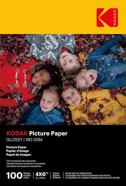 9891161 fotoğraf kağıdı, 180 g/m², parlak, A6 (10 x 15 cm), mürekkep püskürtmeli yazıcı