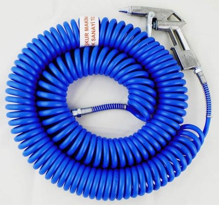 Spiral 15 Metre Hava Hortumu ve Tabancası